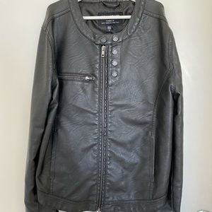 Faux Leather Jacket
